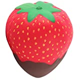 Anboor 3.9 Inches Squishies Strawberry Chocolate Cream Jumbo Slow Rising Kawaii Scented Soft Fruit Squishies Toys Color