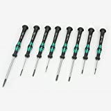 WERA 2035/2050/8 CZ Kraftform Micro Slotted/Phillips Precision Screwdriver Set