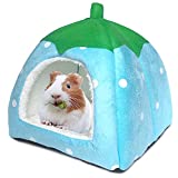 Tierecare Guinea Pig Hideout Hamster Bed Rabbit House Cave Accessories Cozy Hide-Out for Bunny Hedgehog Ferret Chinchilla&Other Small Animals