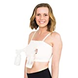 Simple Wishes L+ | Hands-Free Breast Pump Bra | Adjustable and Customizable Pumping Bra Fitting for Breastfeeding Pumps