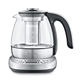 Breville BTM500CLR Smart Tea Infuser Compact Tea Maker, Brushed Stainless Steel 8.3" X 8.3" X 9.3"