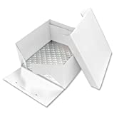 PME Square Cake Card & Cake Box, 14-Inch, White