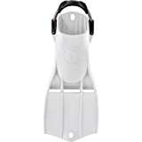 Apeks RK3 Military Rubber Fin with Adjustable Stainless Steel Spring Straps (White, Medium)