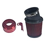 HGC 62mm Inlet Air Filter With Adapter Kit For Predator 212cc 6.5 HP GX160 GX200 Engine Racing Go Kart Cart Mini Bike