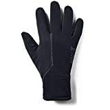 Under Armour Men's Storm Run Gloves , Black (001)/Black Reflective , Medium