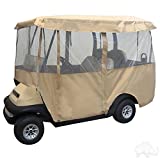 Deluxe 4 Sided 88" Top Golf Cart Driveable Enclosure