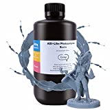 ELEGOO ABS-Like Resin Rapid UV Curing 405nm Standard Photopolymer Resin ABS 3D Resin High Precision Non Brittle Non Toxic for LCD 3D Printer Grey 1000G