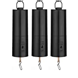 FENDISI 3 Pack Hanging Black Rotating Motor for Wind Spinner and Wind Chimes Mobile Battery Operated Garden Decor AccessoyNot Included Battery