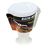 Pit Posse Measuring Cup For Oil - Racing Utility Jug - 2 Stroke Oil Engine Fluid Utility Can - 16:1 To 70:1 Premixed Ratio Engine Fluids - CC & Oz Measuring Marks - Debris-Free Cap