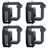 ovsor Truck Topper Clamps - 4 Pack Mounting Clamps Truck Cap Clamps, Truck Bed Clamps and Canopy Clamps for Chevy Silverado Sierra 1500 2500 3500, Dodge Dakota Ram 1500 2500 3500, F150 F250