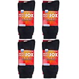 Thermal Socks for Men Thick Insulated Heated Socks Winter Warm Socks for Cold Weather(Black,one size)