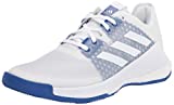 adidas Women's Crazyflight Cross Trainer, Footwear White/Footwear White/Team Royal Blue, 7 M US