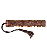 Elegant - Handmade Engraved Wooden Bookmark with Tassel - Search B071KM7PTZ for Personalized Version
