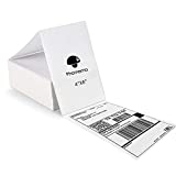 Phomemo 4x6 Thermal Direct Shipping Label, 4''x 6'' Fan-Fold Labels, Compatible with Rollo, MUNBYN, Zebra, Fargo Label Printer, 1 Pack of 500 Labels