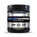 Electrolytes, Kaged Muscle Hydra-Charge Premium Electrolyte Powder, Hydration Electrolyte Powder, Pre Workout, Post Workout, Intra Workout, Orange Mango, 60 Servings