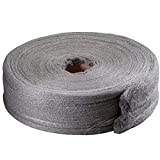 Grade 0000 Steel Wool 5lb Super Fine Steel Wool Roll for Cleaning, Remove Rust, Buffing Wood and Metal Finishes