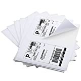 MFLABEL Half Sheet Pre-Cut Gap Self Adhesive Shipping Labels for Laser & Inkjet Printers, 8.5'' x 11'' Half Sheet Shipping Address Labels 25 Sheet (Total 50 Labels)
