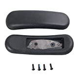 Staples Chair Arm Parts Replacement Armrest Pads 2pcs Universal 4" Mounting Hole