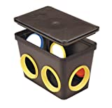 Tuf-Tite 6 Hole Drain Distribution Box with Lid and Seals