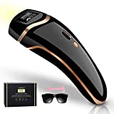 Huieter Laser Hair Removal Permanent Painless IPL Hair Remover Device for Women and Man Upgrade to 999,999 Flashes for Facial Legs, Arms, Armpits, Body, At-Home Use (Black)