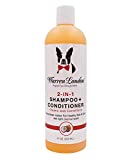 Warren London 2in1 Pet Shampoo and Conditioner for Dogs, Puppys, & Cats | Best Dog Shampoo and Conditioner for Dry Itchy Skin | Dandruff Shampoo for Dogs | Made in USA | 17oz