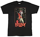 Hellboy Mike Mignola Comic Art Adult T-Shirt - Black (X-Large)