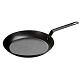 Lodge CRS12 Carbon Steel Skillet, Pre-Seasoned, 12-inch