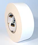 Gaffers Tape - White 2 inch by 60 Yard roll - Main Stage Gaff Tape - Easy to Tear, Matte Non-Reflective Finish