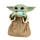 STAR WARS Galactic Snackin’ Grogu 9.25-Inch-Tall Animatronic Toy with Over 40 Sound and Motion Combinations and Interactive Accessories