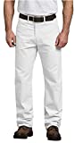 Dickies Men's Painter's Utility Pant Relaxed Fit, White, 34x32