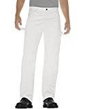 Dickies Men's Relaxed-Fit Painter's Utility Pant, White, 33W x 30L