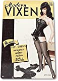 Unoopler TIN Sign Betty Page Vixen Metal Decor Wall Art Pin-up Shop A246 12" x 16"