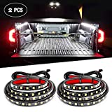 Nilight - TR-05 2PCS 60 Inch 180 LEDs Bed Strip Kit with Waterproof on/Off Switch Blade Fuse 2-Way Splitter Extension Cable for Cargo, Pickup Truck, SUV, RV, Boat , 2 Years Warranty