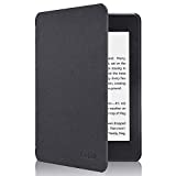 CoBak Kindle Paperwhite Case - All New PU Leather Smart Cover with Auto Sleep Wake Feature for Kindle Paperwhite 10th Generation 2018 Released, Black