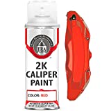 ERA Paints Red Brake Caliper Paint With Omni-Curing Catalyst Technology - 2K Aerosol Glossy Finish High Temp Resistance And Extreme Durability Against Color Fade And Chemicals Like Brake Fluid