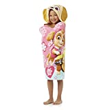 Nickelodeon Paw Patrol Girl Puppy Plays Hooded Beach Towel Wrap (24 x 50 in)