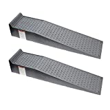 BISupply Vehicle Service Ramp Set  6.6in Car Lift, 5 Ton Heavy Duty Truck Ramps for Vehicle Maintenance, 2 Pack