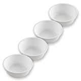 RE-PLAY Made in USA 4pk -12 oz. Bowls | Made from Eco Friendly Heavyweight Recycled Milk Jugs - Virtually Indestructible | BPA Free | White