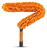 Flexible Ceiling Fan Cleaner Duster // Washable Fan Duster for High Ceiling // Fits All Extension Poles with Standard US Acme Thread // Best Flex-and-Stay Fan Blade Cleaner (Pole Sold Separately)