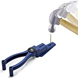 Plastic Pliers, Home Tool Auxiliary Pliers, Jelanry Secure Nails Anti-smashing finger Joint Pliers for More Safety for Hammering Nails Easy to Position and Keeps Fingers Safe