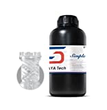 Siraya Tech Simple 3D Printer Resin Upgrade Over Common Water Washable 3D Printing Resin Super Easy to Clean and Print LCD UV-Curing Resin Needs Much Less Alcohol for LCD DLP 3D Printing (Clear, 1kg)
