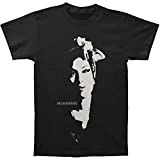 Amy Winehouse Men's Scarf Portrait Short Sleeve T-shirt, Black, Medium