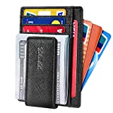 Zitahli Front Pocket Wallet For Men, Slim Money Clip Wallet With Strong Magnetic Closure, RFID Blocking