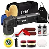 Buffer Polisher, SPTA Orbital Car Polisher 3 Inch 10mm/780W Variable Speed Orbit Dual Action Polisher Auto Detailing Tools With DA Polishing Pads+Sanding Discs+Pad Conditioning Brush+Scratch Remover