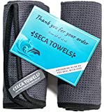 Gym Towels for Men & Women (2 Pack), Workout Fitness Exercise Sports Set, Super Absorbent Sweat Towel. Premium Home Gym Equipment Accessories