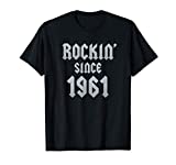 Gift for 60 Year Old: Classic Rock 1961 60th Birthday T-Shirt