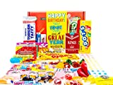 Woodstock Candy ~ 1961 60th Birthday Gift Box Nostalgic Candy Mix from Childhood for 60 Year Old Woman or Man Born 1961 Jr