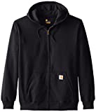 Carhartt Men's Rain Defender Paxton Heavyweight Hooded Sweatshirt, Black, X-Large