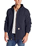 Carhartt Men's Rutland Thermal Lined Zip Front Sweatshirt Hoodie, New Navy, Large/Tall