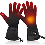 Heated Glove Liners Rechargeable Battery - Men Women Motorcycle Ski Snow Warmer Mitten Gloves